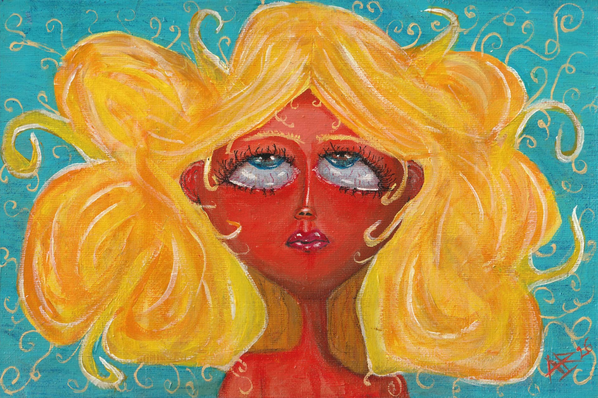 Mujer roja