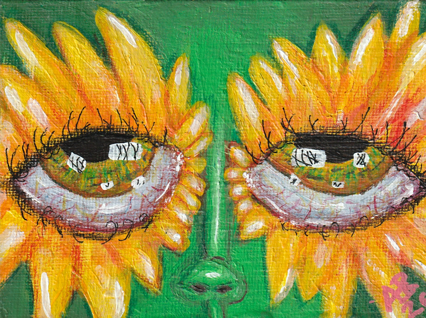 Ojos de girasol
