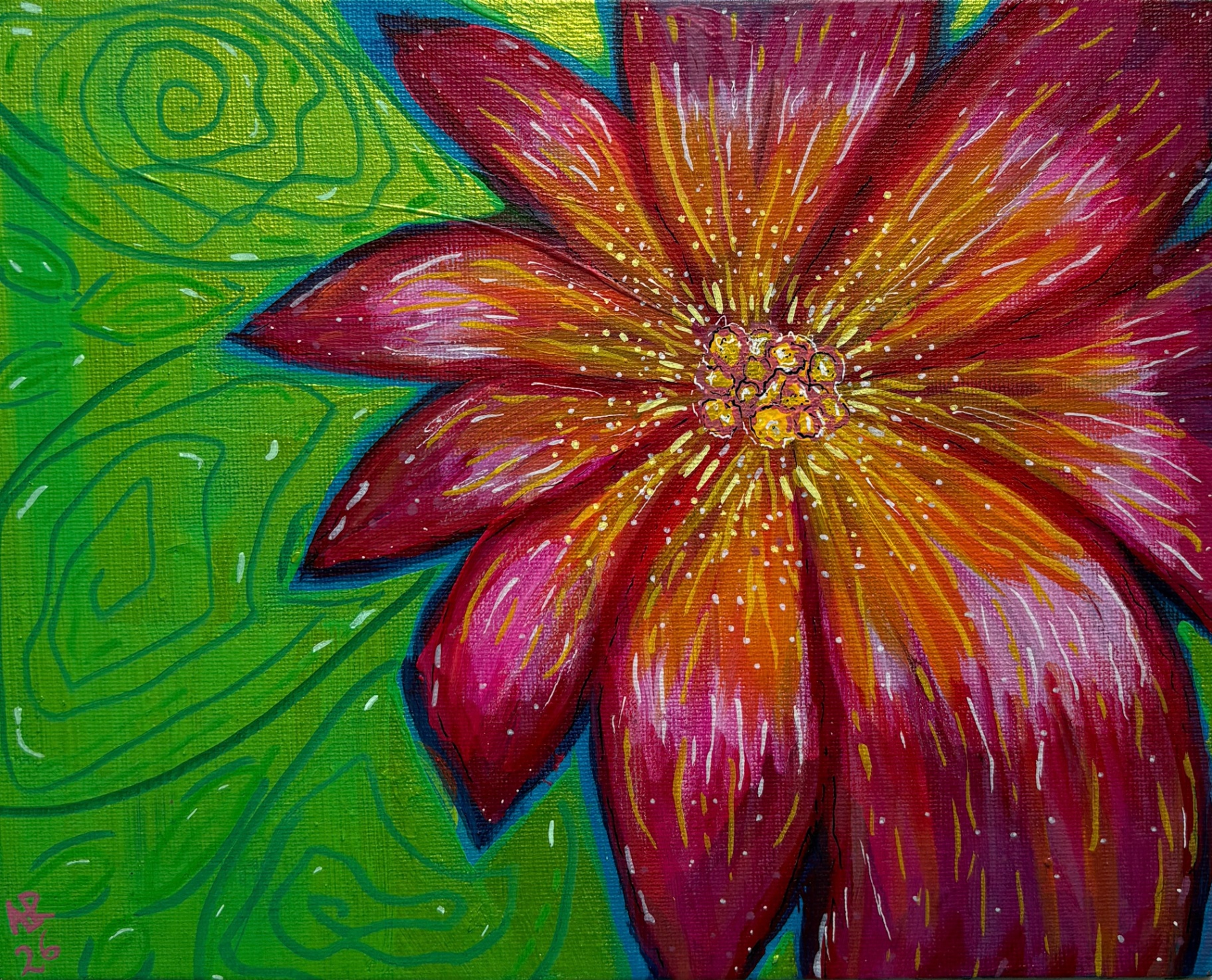 Print · La gran flor
